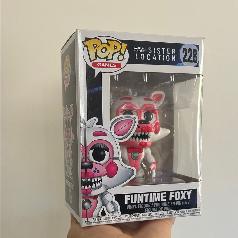 Funko Pop! Games Funtime Foxy Vinyl Figure - White, Pink & Black